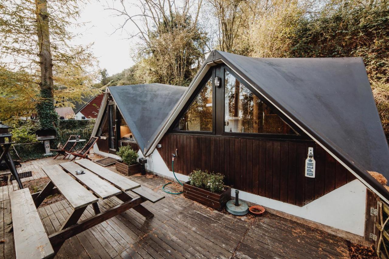 Chalet Scandinave Avec Sauna Ir - In The Woods Gesves Exterior foto