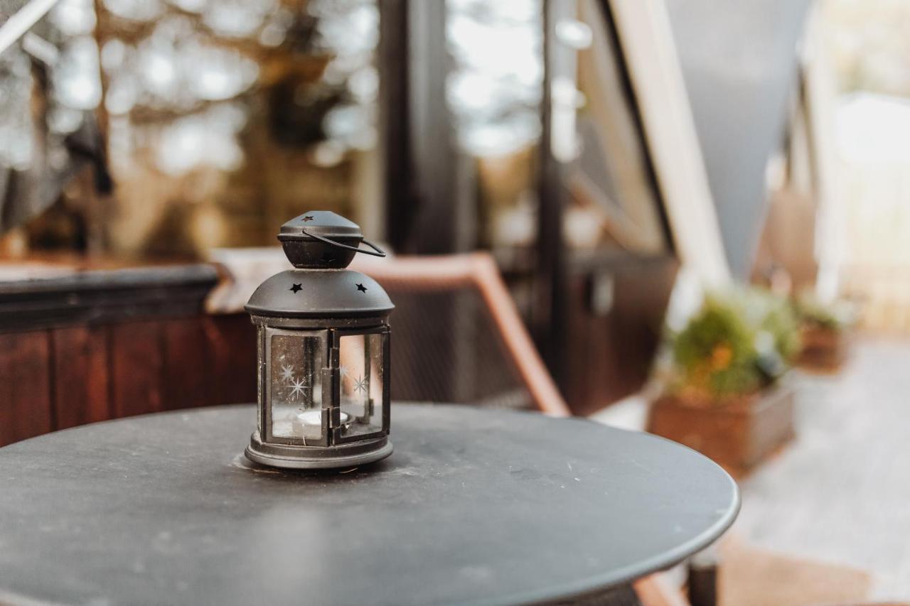 Chalet Scandinave Avec Sauna Ir - In The Woods Gesves Exterior foto